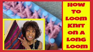How To Bind Off A Flat Scarf On A Round Loom 🧶Wambui Made it
