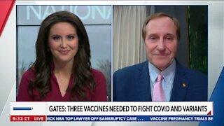 GATES: THREE VACCINE DOSES NEEDED TO FIGHT COVID AND VARIANTS