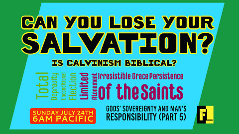 20 - Can You Lose Your Salvation?