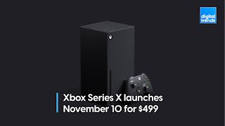 Xbox Series X launches November 10 for $499