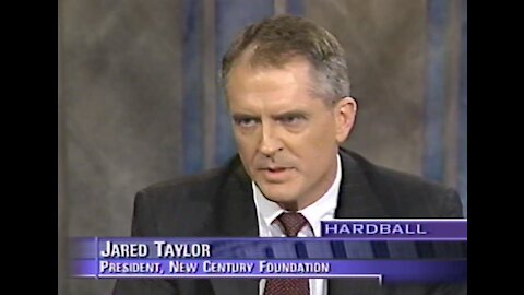 Jared Taylor on "Hardball with Chris Matthews" (1999)