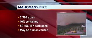 Mahogany fire update | July 1