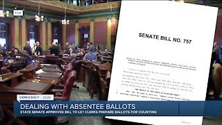 Michigan Senate OKs more time to process absentee ballots