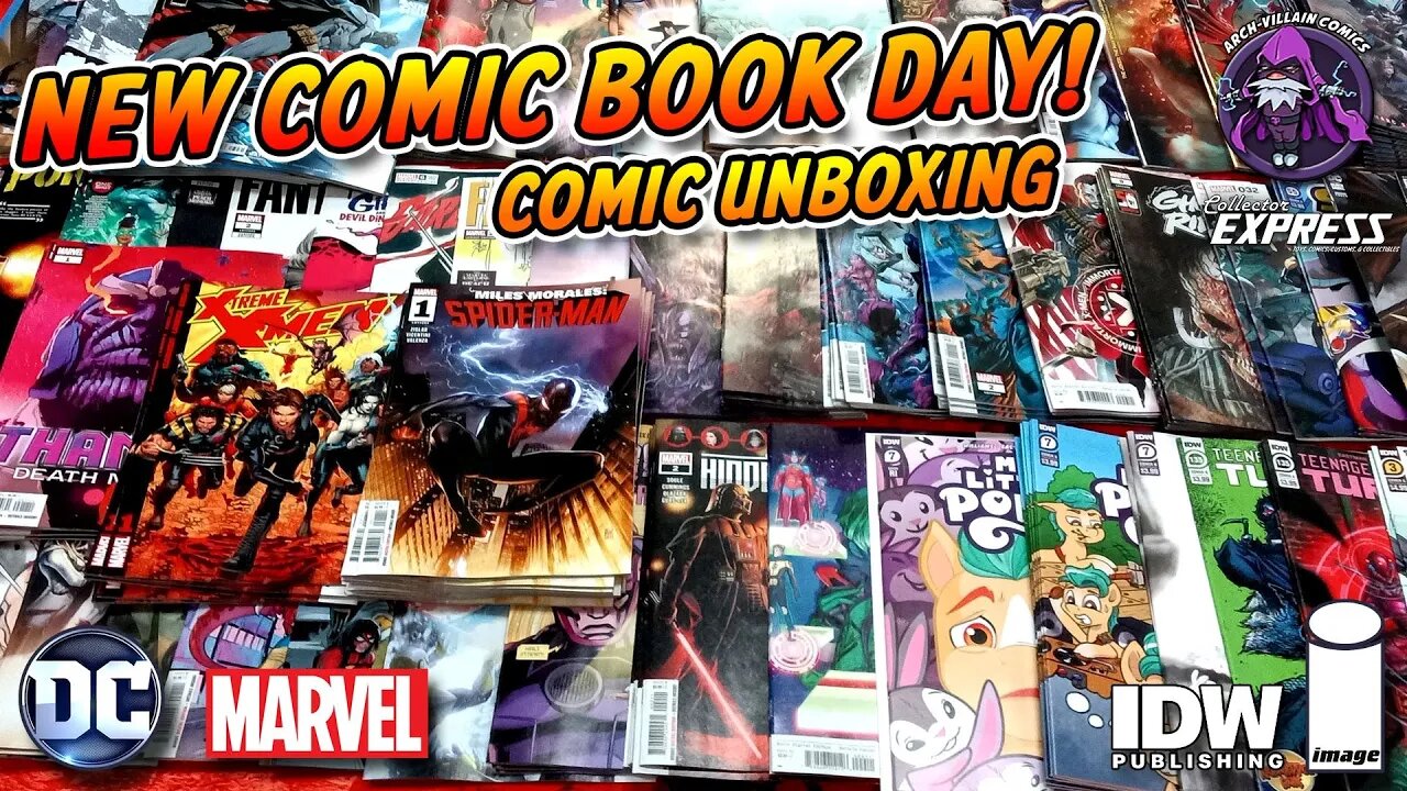 New COMIC BOOK Day Marvel & DC Comics Unboxing December 7, 2022 New