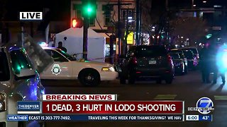 4 people shot, 1 dead in downtown Denver shooting