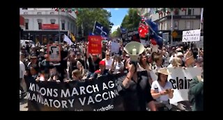 Thousands Rally Against COVID Vaccine Mandates in Australia