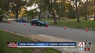 Crash sparks change at Fairway intersection