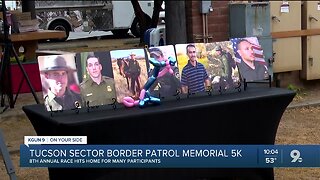 Runners tough out the rain to run in honor of fallen Border Patrol agents