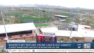 Families still waiting for last year's Spring Training refunds
