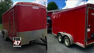 Trailer stolen from construction site