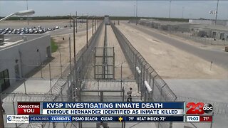 Kern Valley State Prison investigating inmate death