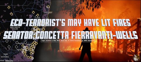 "Eco Terrorist may have lit fires" Alan Watt