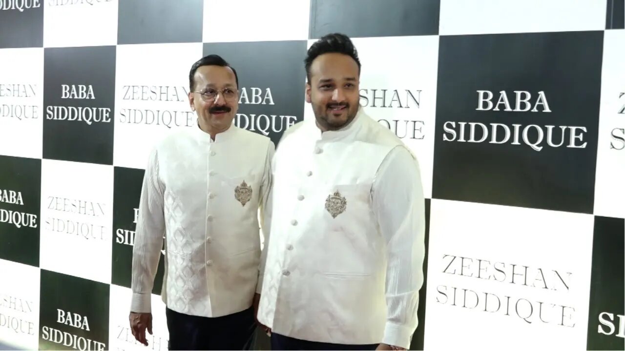 Baba Siddique & Zeeshan Siddique Arrived at Iftaar Party 😎🔥📸