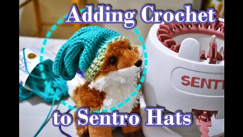 How to Crochet Brims onto Hats Made on the Sentro Knitting Machine ver 2