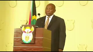 SA President Ramaphosa announces new Cabinet (w8b)
