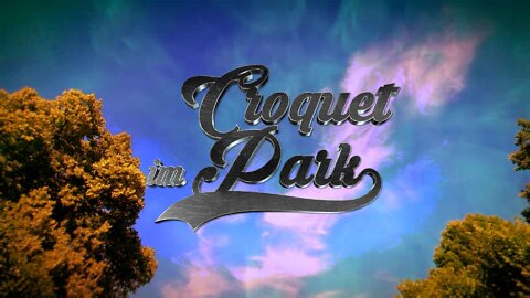 Croquet im Park