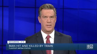 PD: Pedestrian hit, killed by train in downtown Flagstaff