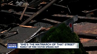 Family of fire victim on Harlow Place speak out