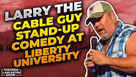 Larry The Cable Guy Stand-Up Comedy at Liberty University & His Awesome Testimony
