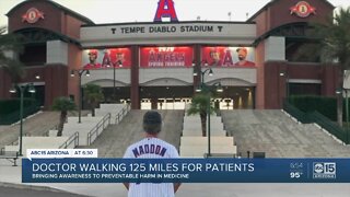Valley doctor walking 125 miles for patients