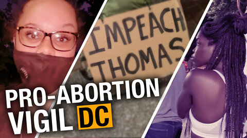 Pro-abortion protesters hold VIGIL outside U.S. Supreme Court in Washington, D.C.