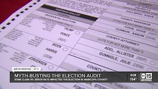 What's ballot adjudication and how does it affect Arizona's election audit?