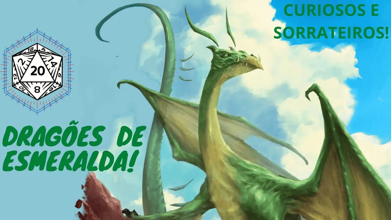 DRAGÕES DE ESMERALDA! FURTIVOS E CURIOSOS - Dragões do Fizban.🐲