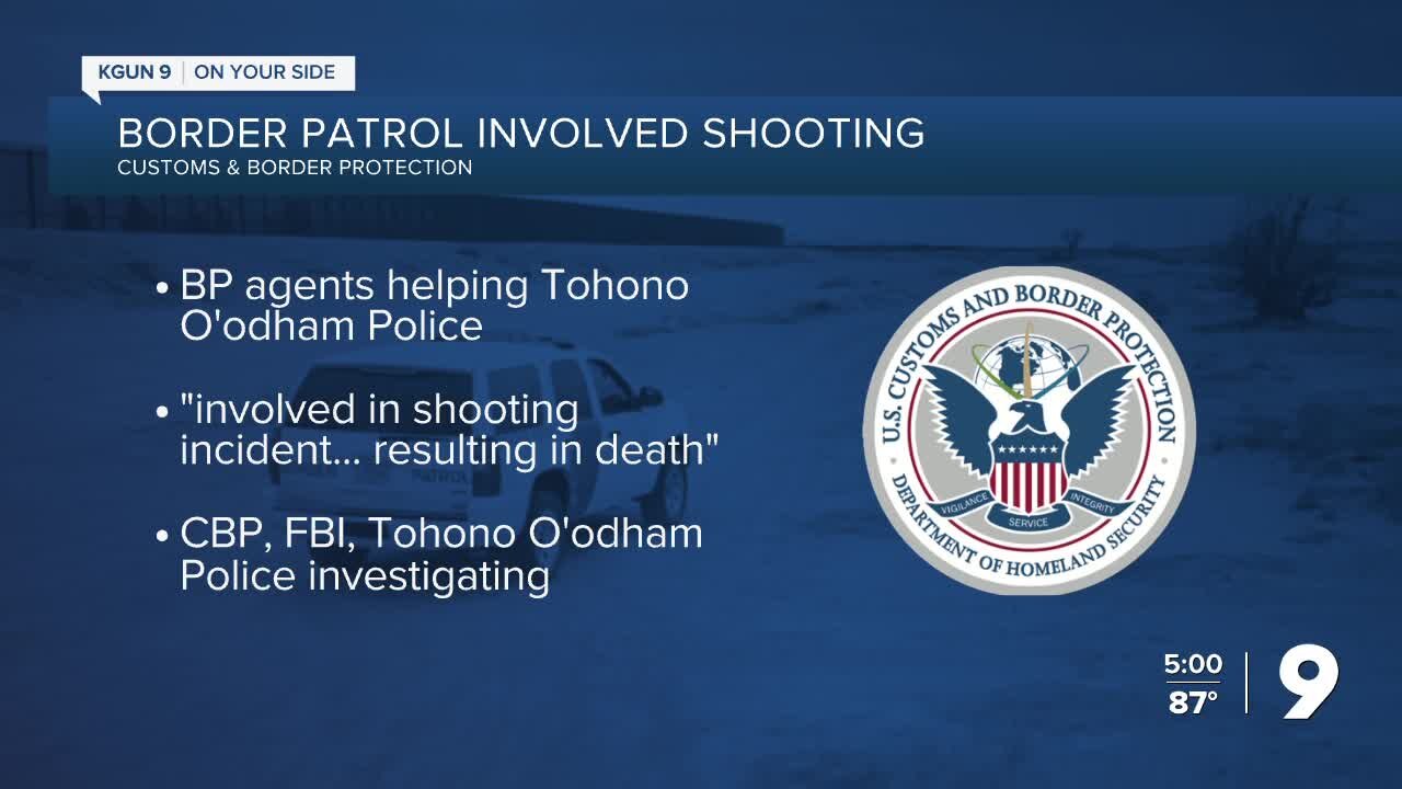 U.S. Border Patrol agents involved in deadly shooting