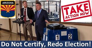 411: Maricopa County, AZ Board Of Supervisors ELECTION CERTIFICATION MEETING + Commentary (The Facts & Truth Part)