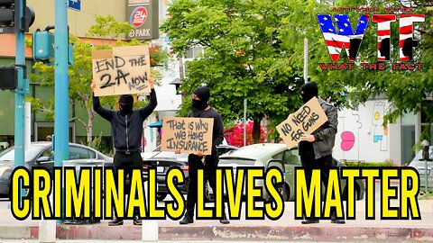 Criminals Lives Matter