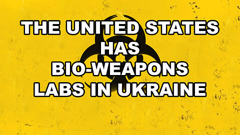 In 2022 Tulsi Gabbard said, the United States Has Bio-Weapons Labs In Ukraine