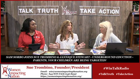 WIN Talk Radio - Sam Sorbo, Underground Education - YOUR CHILDREN ARE BEING TARGETED!