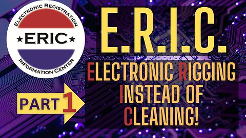 THE ERIC CRISIS! Electronic Rigging Instead of Cleaning System! PART 1 - Know The Facts!