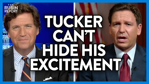 Watch Tucker Carlson's Excited Reaction When He Hears DeSantis' Plan | DM CLIPS | Rubin Report