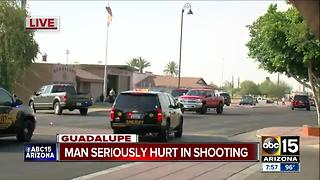 Man seriously hurt after being shot near Guadalupe Fire Department, MCSO searching for suspect