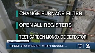 Before you turn on your furnace...