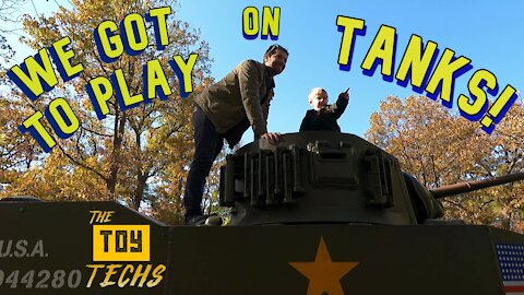 We got to play on TANKS! The Toy Techs Episode 2 - Cantigny Park Wheaton IL
