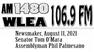 Wlea Newsmaker, August 11, 2021, Assemblyman Phil Palmesano, State Senator Tom O'Mara