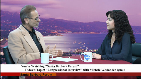 Santa Barbara Forum "Congressional Interview" with Michele Weslander Quaid