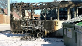 Street Angels bus destroyed in fire