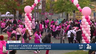 Breast Cancer walk held in-person for first time since pandemic