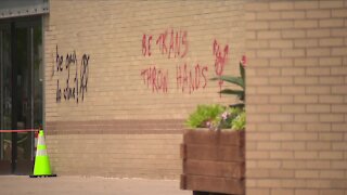 Vandals target Lafayette church with anti-police graffiti