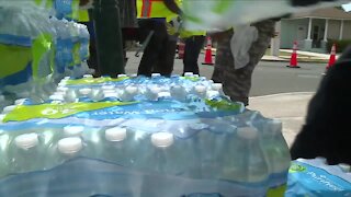 Water distribution continues in West Palm Beach