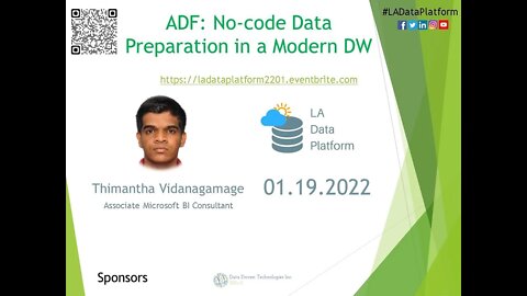 JAN 2022 - No-code Preparation Data with ADF by Thimantha Vidanagamage (@ThimanthaV)
