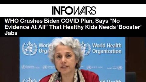 Criminals Panic: Head UN Scientist Warns Against Children Receiving COVID Vax Booster