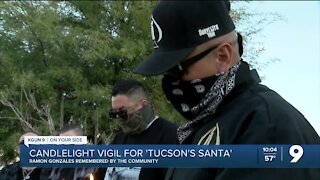 Community holds candlelight vigil for Tucson's Santa