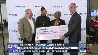 Cancer survivor wins raffle