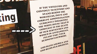 Florida Restaurant Owner Posts Sign telling Biden Supporters to 'Take Business Elsewhere'