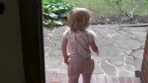 Baby Girl Waits Impatiently For Her Dad To Arrive From Work Every Single Day