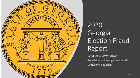 Georgia Election Fraud Report 2020
